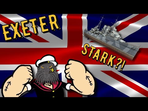 World of Warships Legends - EXETER - Tier 5 - Stark?![deutsch/ gameplay]