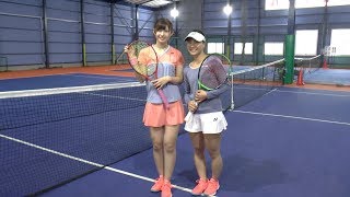 「AKB48チーム8」「佐藤朱」ちゃんのテニスウエア姿がやばかった！