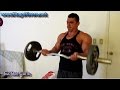 Shoulders, Biceps & Triceps Short Bodybuilding Training Routine - Workout Vlog 46