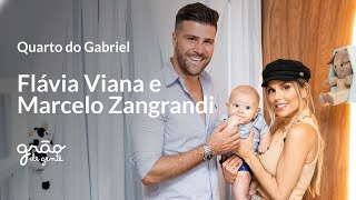A FAZENDA: FLÁVIA VIANA E MARCELO ZANGRANDI REVELAM QUARTO DE BEBÊ INSPIRADO NA HISTÓRIA DO CASAL