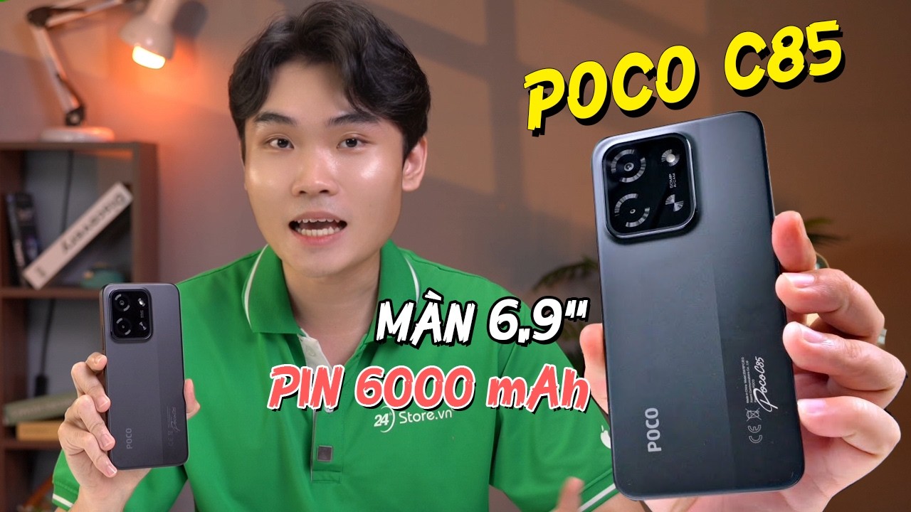 Video Xiaomi POCO C85 8GB/256GB Chính hãng