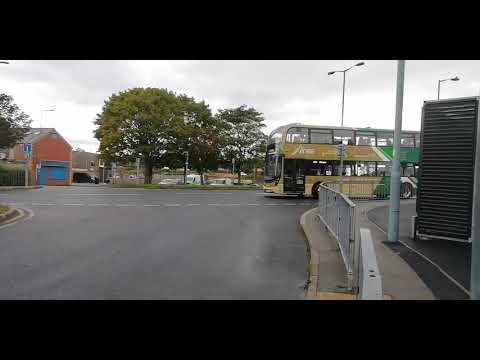 Go North East X30 arrives at Stanley Bus Station (07/09/2020)