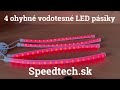 LED interiérové osvetlenie 12V - RGB / 4x LED pásik / Bluetooth / ovládanie telefónom - Video Youtube