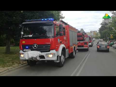 Dzierżoniów, pożar w mieszkaniu na os Różanym