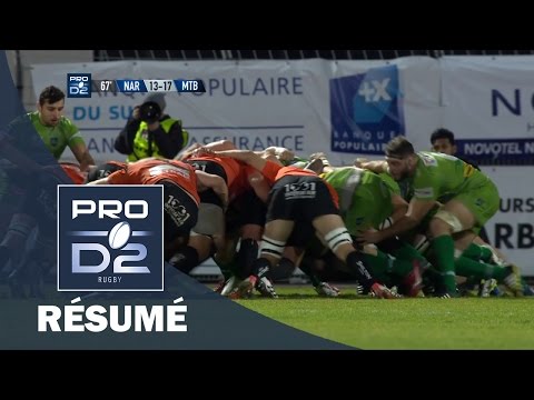 PRO D2 - Résumé Narbonne-Montauban: 23-17 - J17 - Saison 2016/2017