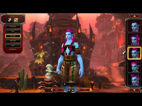 WoW - Draenor - TROLL FEMALE Customization [4K60]