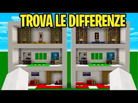 TROVA LE DIFFERENZE SU MINECRAFT *impossibile*