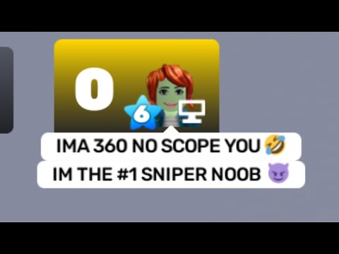 When your opponent is the "#1 sniper" in Rivals...