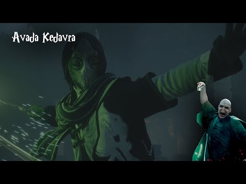 Hogwarts Legacy - Voldemort Avada Kedavra Voice line + Spell Spam