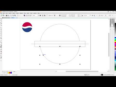 A simple way to draw Pepsi logo using CorelDraw