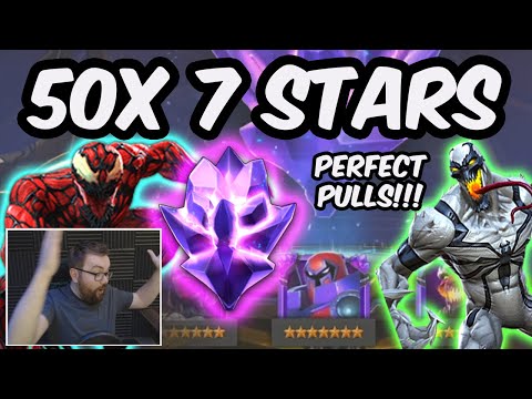 50x 7 Star Crystal Opening with 17 NEXUS CRYSTALS - GOD TIER CLUTCH!!! - Marvel Contest of Champions