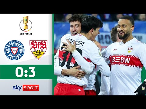 Slapstick-Tor macht alles klar | Kiel - Stuttgart | Highlights - Viertelfinale | DFB Pokal 2025/26