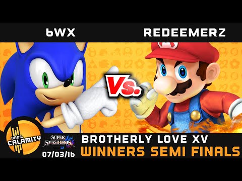 BL XV | Circa 6WX (Sonic) vs RedeemerZ (Mario) - Winners Semi Finals - Smash Wii U