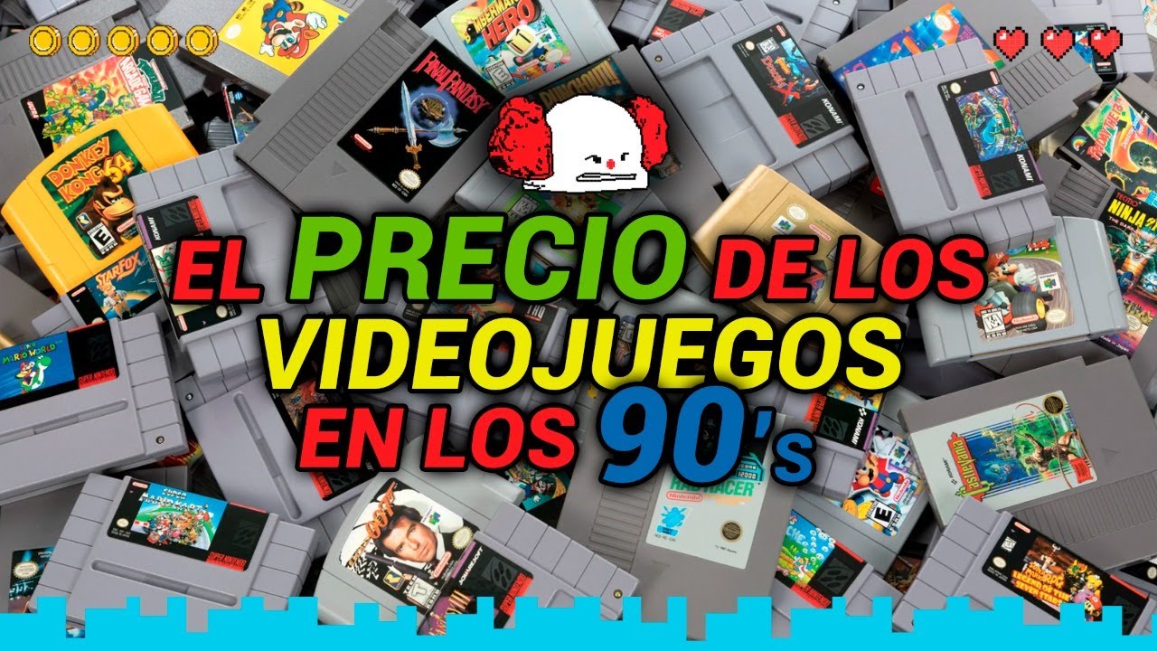 El Precio de los videojuegos en los 90´s