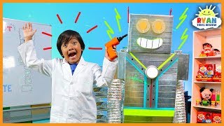 Let&#39;s Build A Robot Kids Song | Body Parts Exercise and Dance for Children | Ryan ToysReview