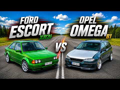 VIRITETYT LEGENDAT | FORD ESCORT VS. OPEL OMEGA | KIIHDYTYSKISA