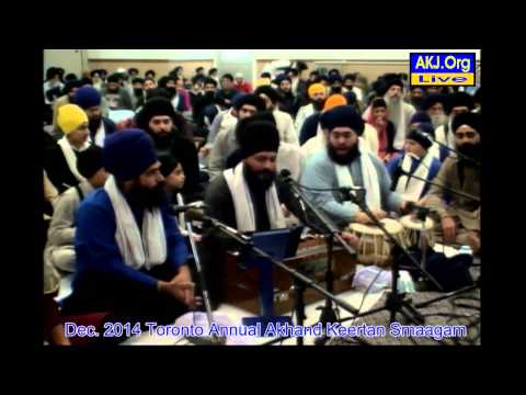067 Toronto Dec. 2014 Smaagam - Friday Evening Keertan - Bh. Sukhpal Singh Jee Malliaan