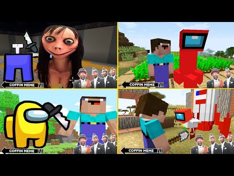 Coffin Meme Cursed Among Us Edition in Minecraft - Lucky Creeper