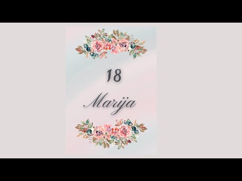 Marijino punoljetstvo