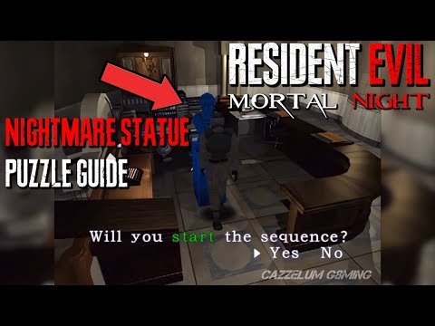 RESIDENT EVIL: MORTAL NIGHT Episode 3 - Nightmare Statue Puzzle Guide