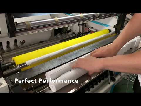 Coreless Thermal Cash Register Paper  Roll Slitting Rewinding Machines - POS Paper Slitter Rewinders