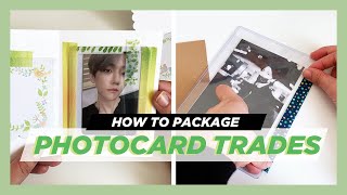 ✨how I package my kpop photocard trades & sales!  ✨