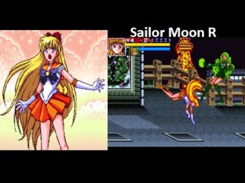 Bishoujo Senshi Sailor Moon R SNES (1993) Sailor Venus / Full Playthrough