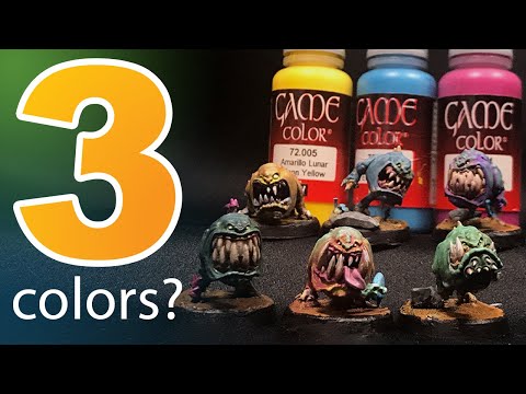 Painting Like a Printer - 3 Color Squig Collaboration