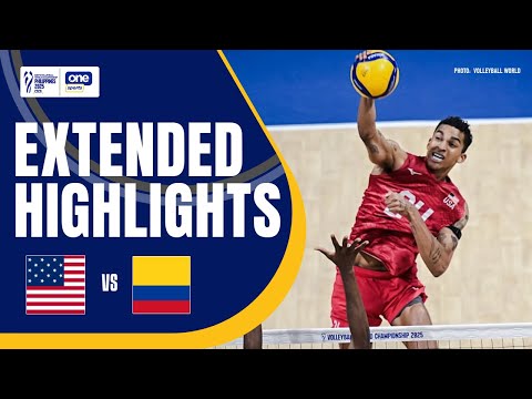 USA vs. COLOMBIA | EXTENDED HIGHLIGHTS | 2025 FIVB VOLLEYBALL MEN’S WORLD CHAMPIONSHIP | SEPT 13