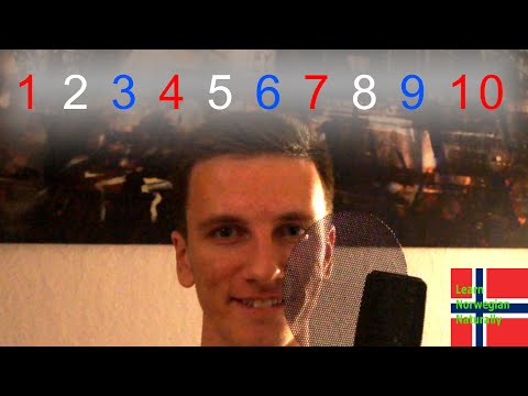Count To Ten - Norwegian Numbers - Learn Norwegian for Beginners