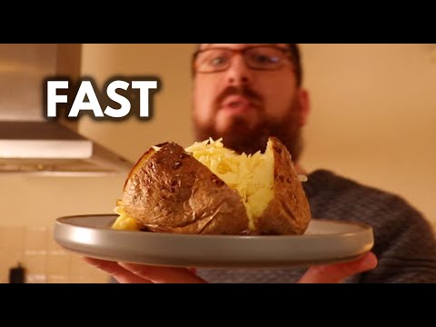 Air Fried Baked Potato (Jacket Fast Edition)
