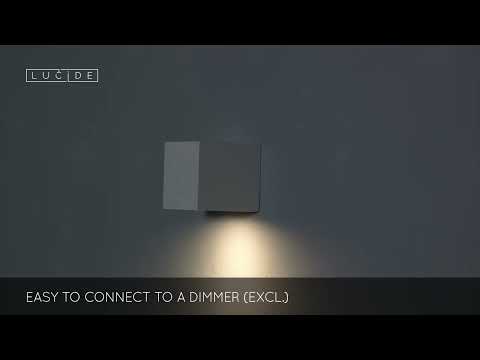 Lucide 22860/05/31 - LED Dimmable outdoor wall light ZORA 1xGU10/5W/230V IP44