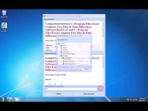Excel Compare Two Files & Find Differences Software