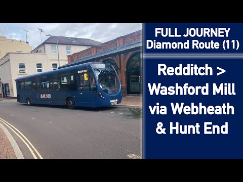 FULL JOURNEY | Diamond Route (11) Redditch - Washford Mill