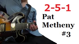 II V I - Pat Metheny #3 【Jazz Guitar Lesson】 Tabs