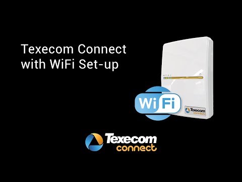 Texecom connect with wifi set-up