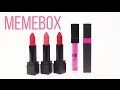 SWATCH REVIEW MEMEBOX I M LIP LIQUID LIP TINT LIPSTICK WITH CC ENGSUB