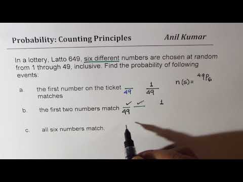 Probability of Winning Lottery Latto 649