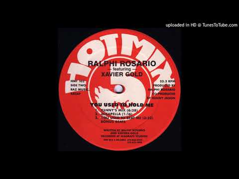Ralphie Rosario feat. Xavier Gold - You Used To Hold Me (Kenny's Mix)