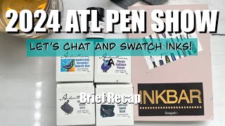Atlanta #ATLPenShow - My Very First Pen Show! Let's Swatch Inks and Chat! | Anita Anglin