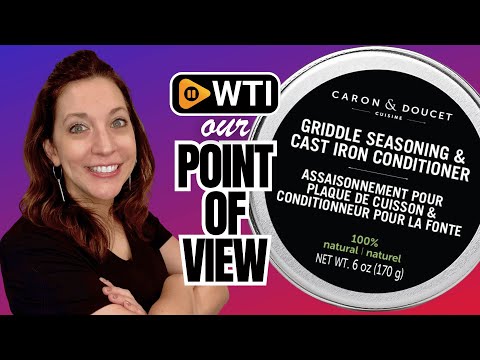 CARON & DOUCET Griddle Seasoning & Cast Iron Conditioner 2 in 1 Formula | Best For Maintaining - WTI product video review