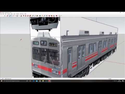 Making a Tokyu 8090/8590 Series for Trainz - Part 1 (Basic shape)