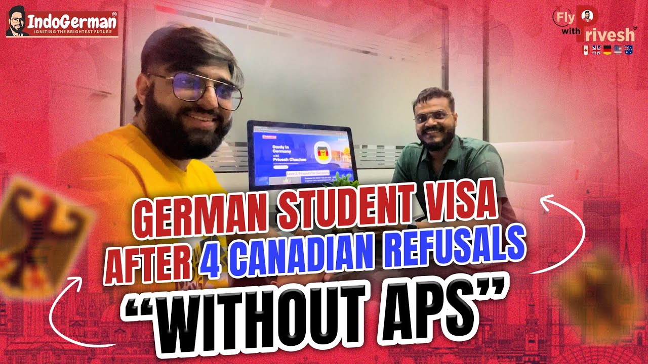 My Journey to Securing a German Student Visa Without APS Despite 4 Previous Canadian Visa Rejections