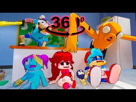 360° vs Pibby POV x Corrupted Finn and Jake Friday Night Funkin