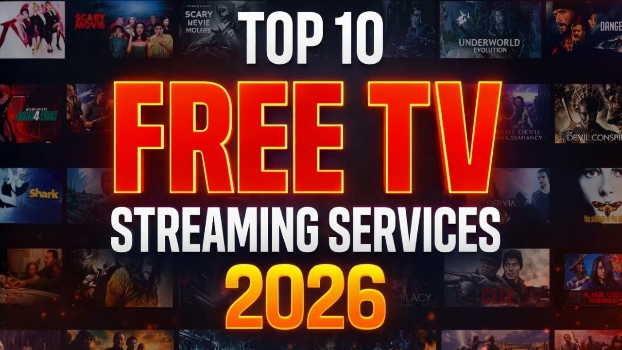 Top 10 FREE TV Streaming Services (Best Apps)