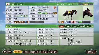 ウイニングポスト9 2020 最高難易度Specialで史実禁止縛り Part.10 天皇賞春ですね