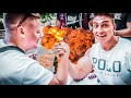 Armdrücken gegen Ron & #teamrocka