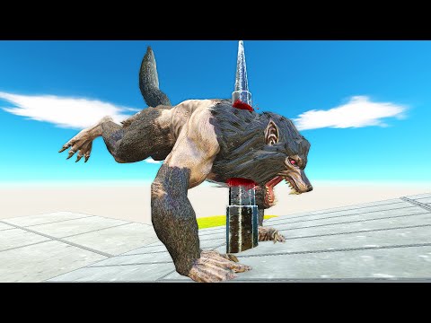 MONSTERS GO THROUGH DEADLY SPIKES - Animal Revolt Battle Simulator