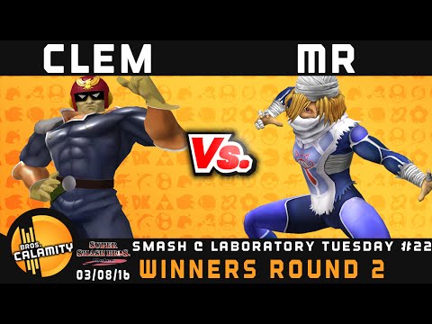 S@LT #22 | Clem Clementine (Falcon) vs Metal Reaper (Sheik, Fox) - Winners Round 2 - SSBM