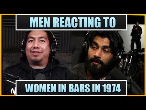 Men reacting to women being let into men only bars for first time